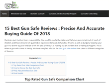 Tablet Screenshot of gunsafescentral.com
